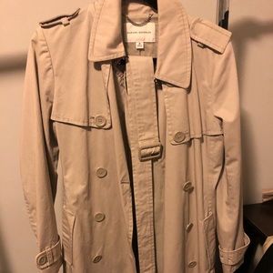 Banana Republic tan trench coat